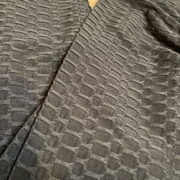 Women’s black high waisted ruched Butt lift yoga workout exercise legging Sz M - Picture 3 of 4